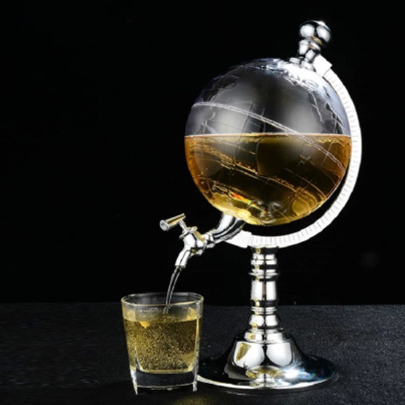 Earth-Shaped Wine Mini Dispenser