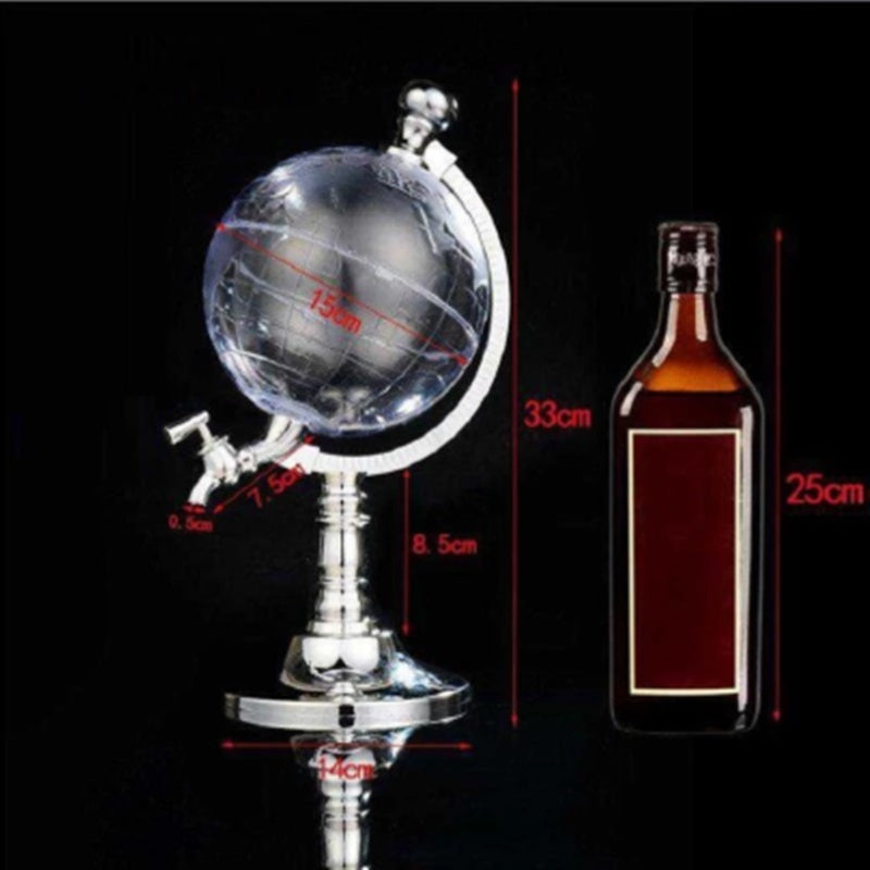 Earth-Shaped Wine Mini Dispenser