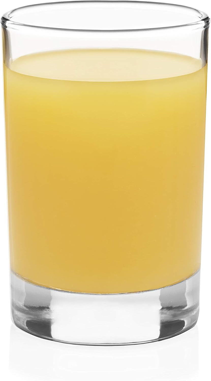 Heavy Base Juice Glass (Set of 4), 5.5 Oz, Clear