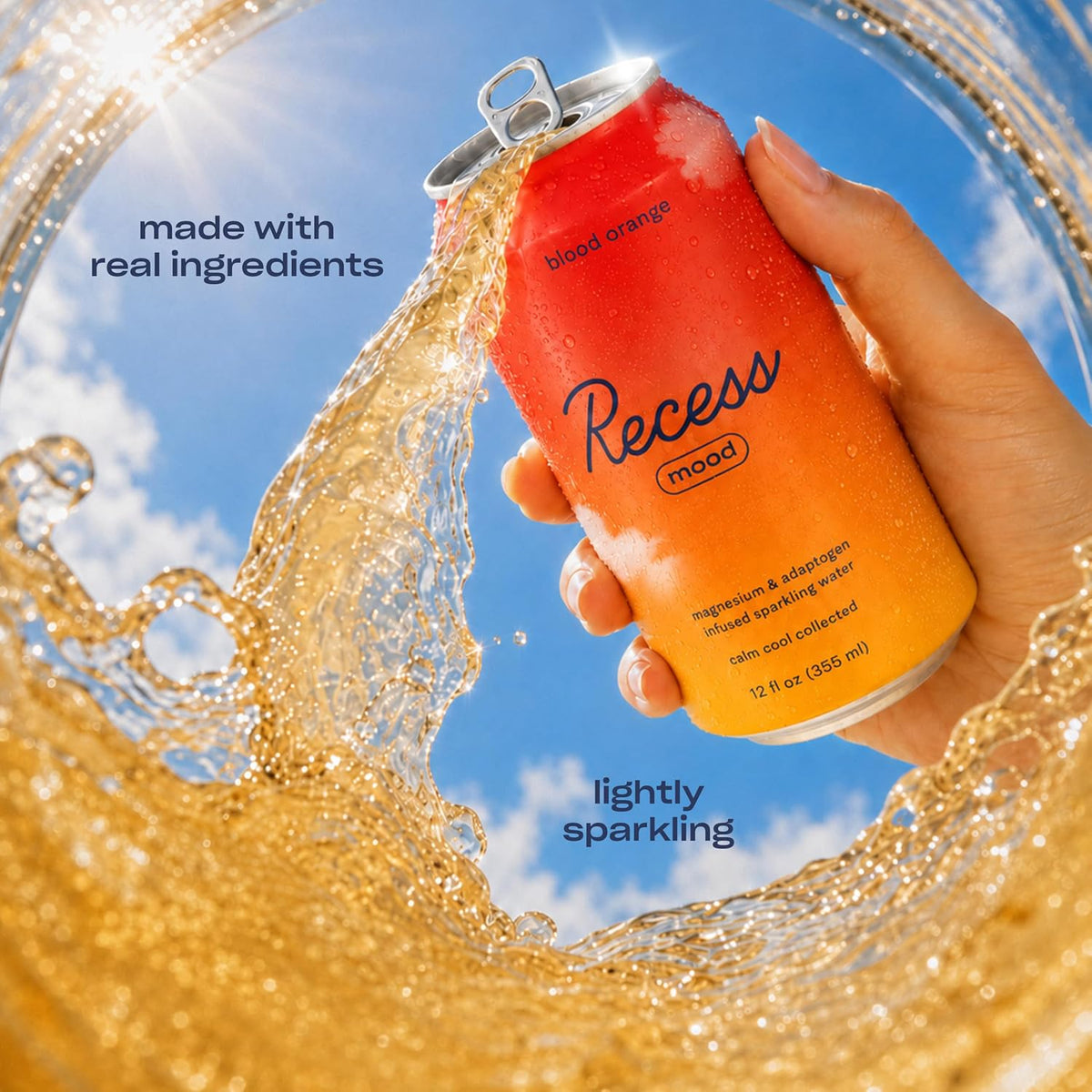 Mood Calm Drink, Blood Orange, 12 Pack