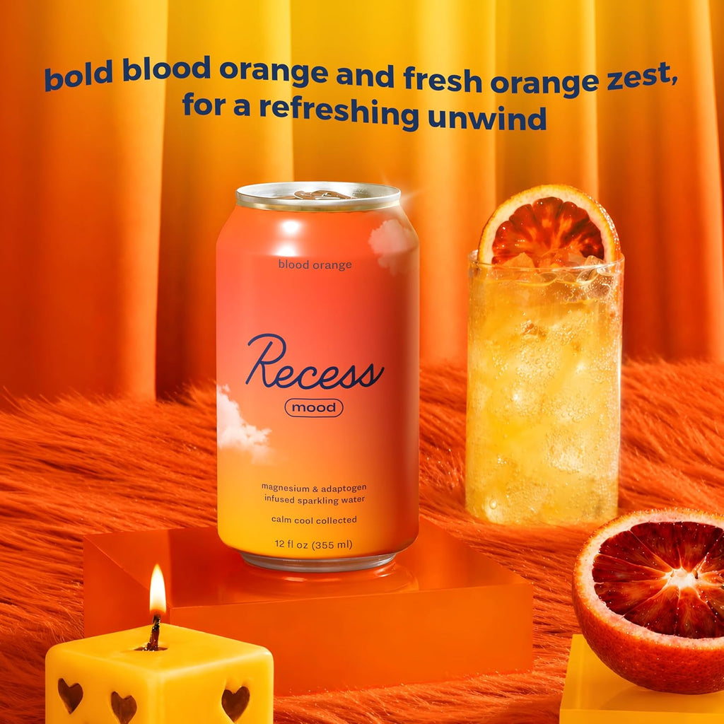 Mood Calm Drink, Blood Orange, 12 Pack