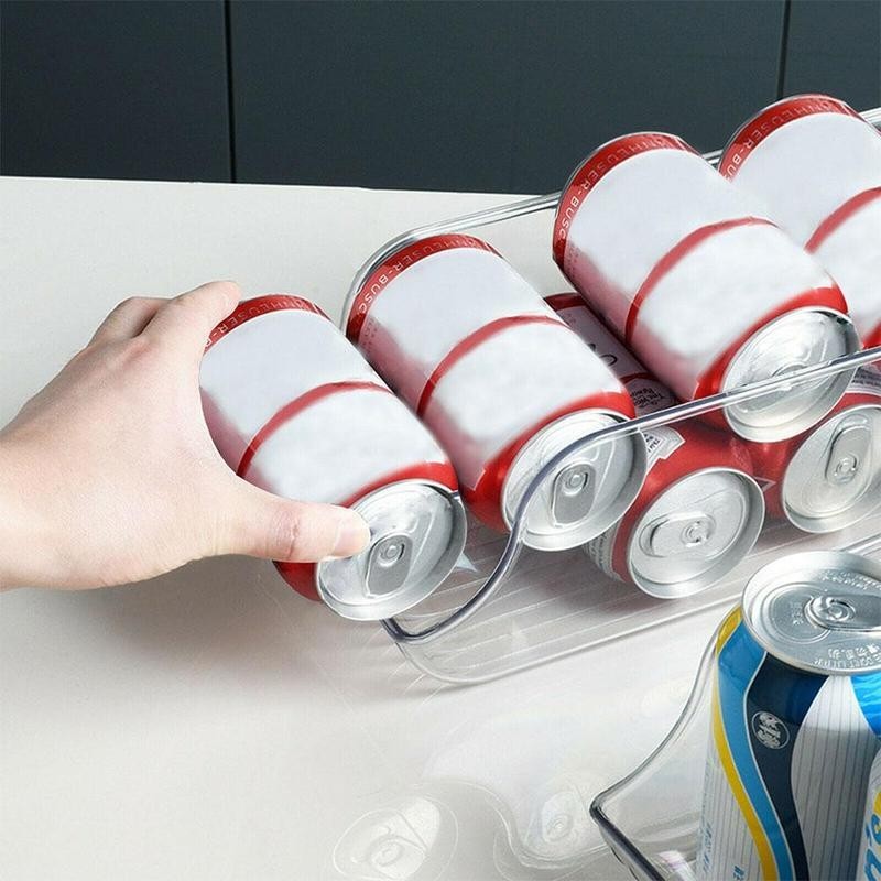 Transparent Fridge Beverage Organizer Holder
