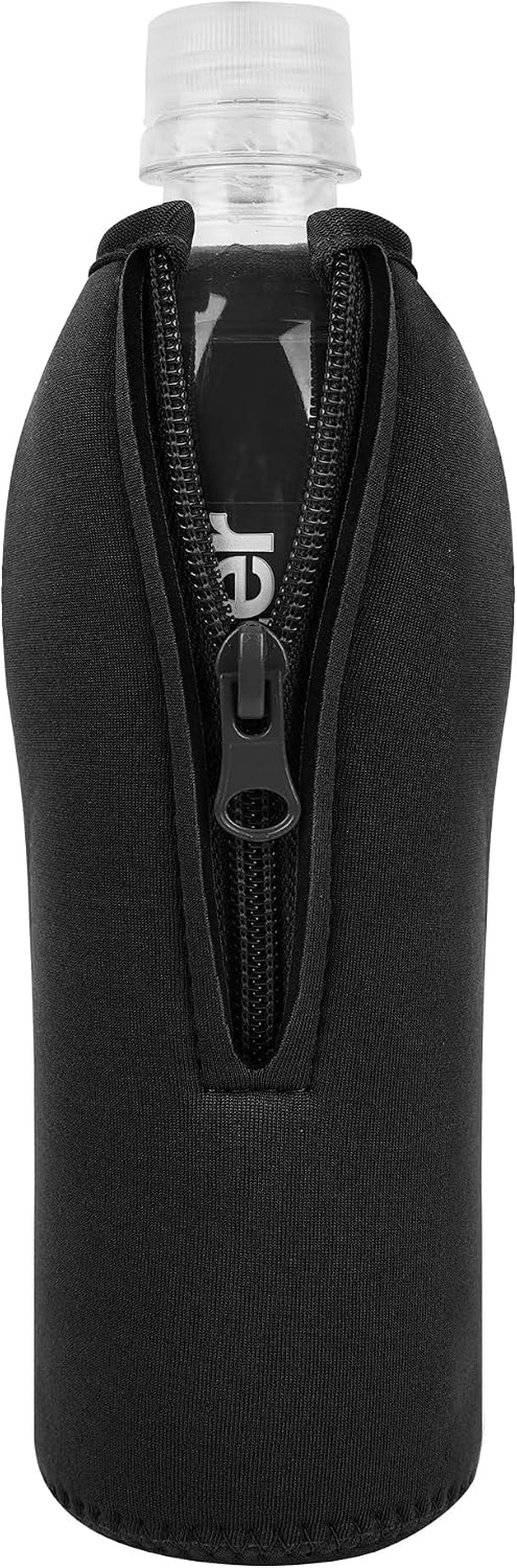 Disposable Water Bottle Sleeve for Smartwater 16.9/20 Fl Oz, Black