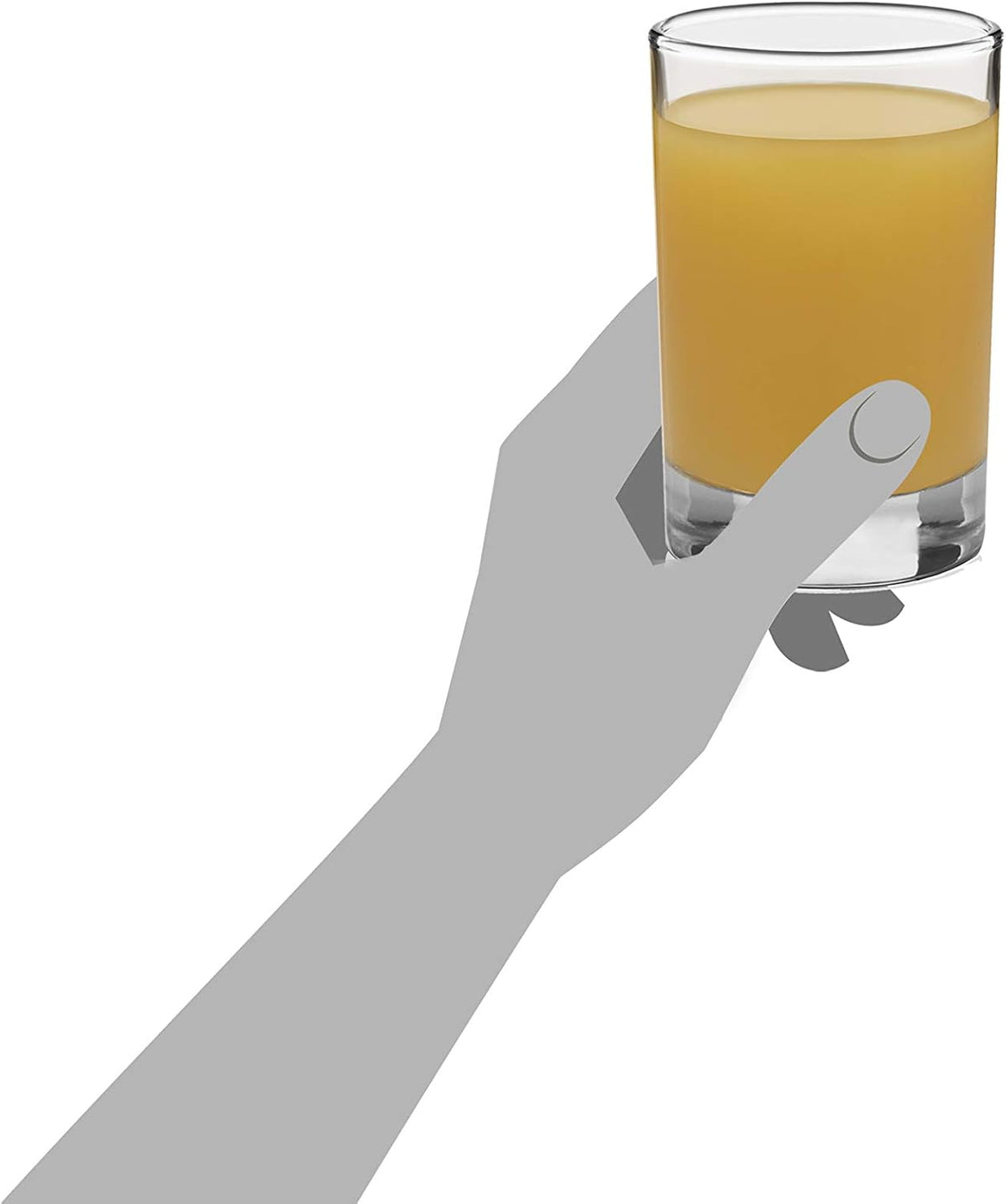 Heavy Base Juice Glass (Set of 4), 5.5 Oz, Clear